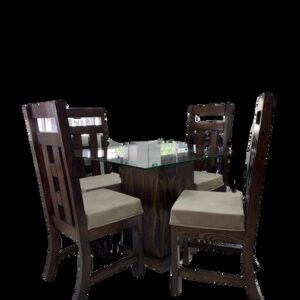 Juego de Comedor Maderarte 4 sillas Rectangular Moderno