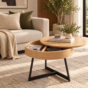Mesa RTR de centro SE-2334-MARRON/NATURAL
