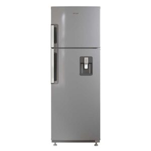 Nevera Whirlpool 11 WRW32CKTWW Top Mount con dispensador Gris